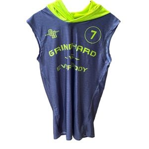 Grind Hard Performance Sleeveless Hoodie